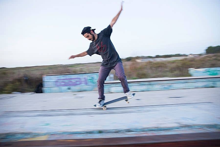 Nose Manual on a Skateboard