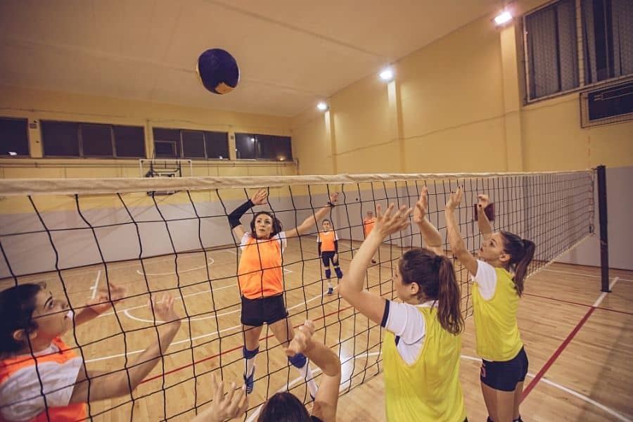 In traditional volleyball, you need a team of 6 players to start a game