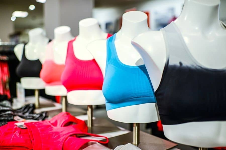 Sports bras provide female players the proper support that's both comfortable and protective